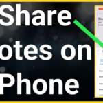 How to Share Notes on iPhone